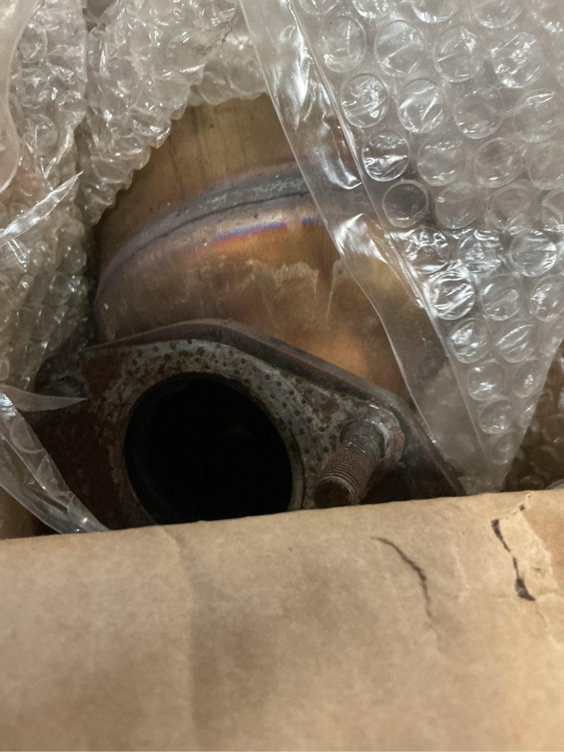 Condition photo showing As Is for catalytic converter compatible with honda civic 2016-2021, honda crv cr-v 2017-2021 1.5l l4, catalytic convertor epa compliant 17547