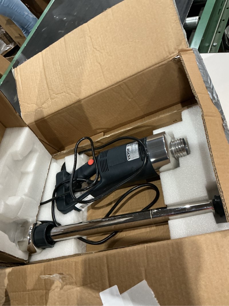 Condition photo showing Good Condition for vevor commercial immersion blender, 750w 20" heavy duty hand mixer, variable speed kitchen stick mixer with 304 stainless steel blade, multi-purpose portable mixer for soup, smoothie, puree, baby food 750watt 20inch