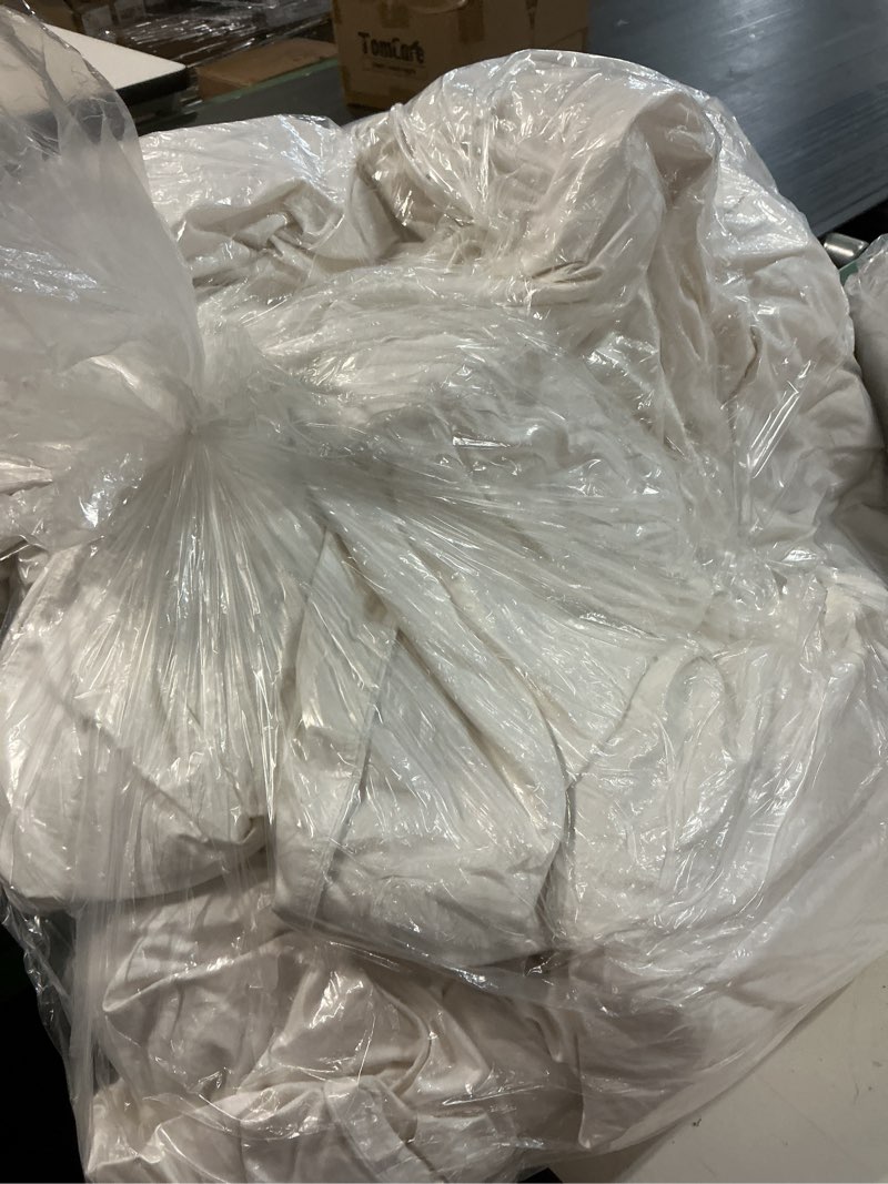 Condition photo showing As Is for premium down comforter, full/queen, down