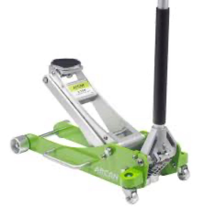 ARCAN Tools 2-Ton (4,000 lbs.) Quick Rise Aluminum Floor Jack with Dual Pump Pistons & Reinforced Lifting Arm (A20017)