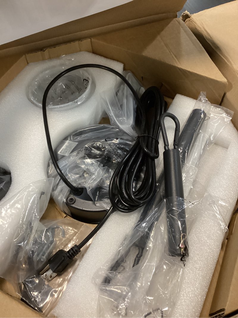 Condition photo showing Good Condition for LEDIARY 20" Outdoor Ceiling Fan with Lights,IP65 Waterproof Gazebo Hanging Fan with Remote Control Smart App, Plug in Caged Ceiling Fan with 3CCT 6-Speeds for Patio Porch Pergola(Walnut) Walnut 20Inch