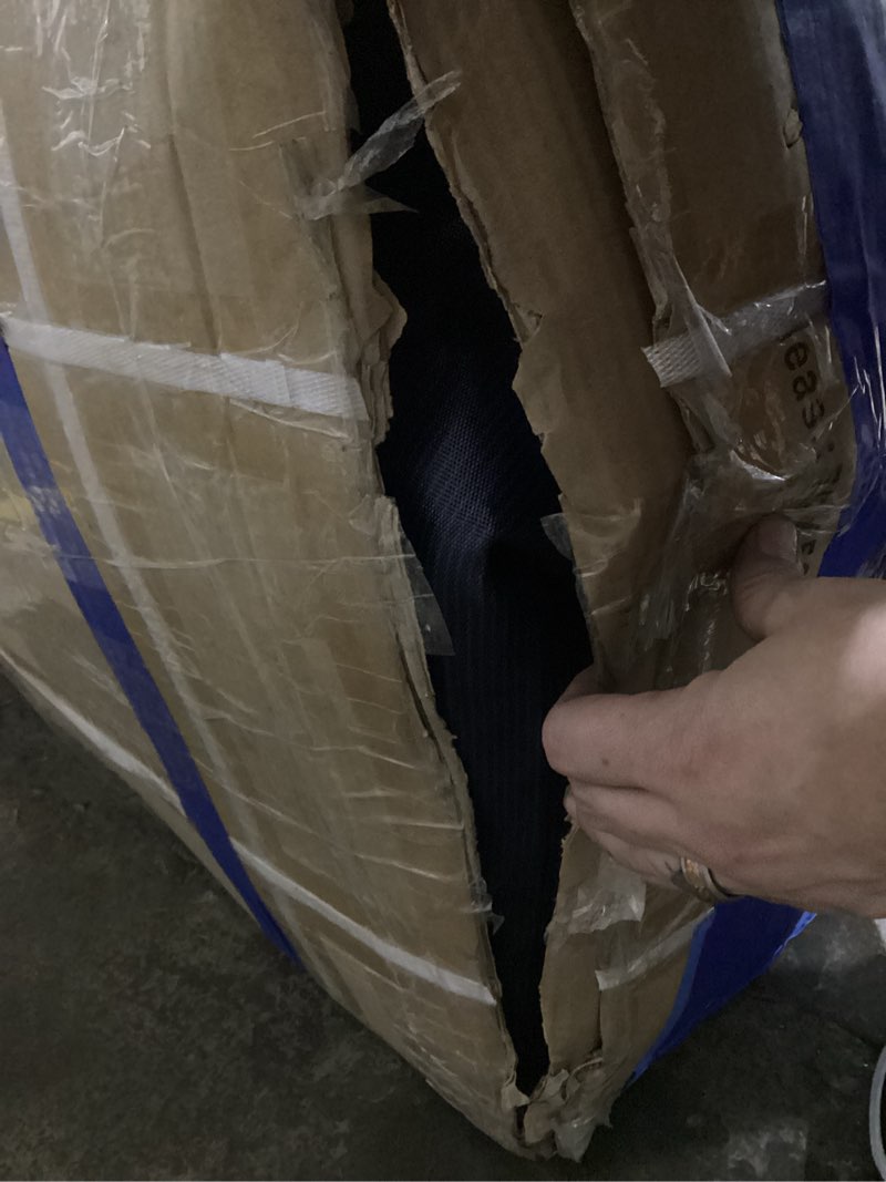 Condition photo showing Good Condition for Pool Safety Cover for Inground Pools, Heavy-Duty Winter Pool Cover, Rectangle Mesh/Solid Swimming Pool Covers, Triple Stitched for High Strength & UV Protection?Blue Fits 16x32ft+4x8ft Pools with Center Step