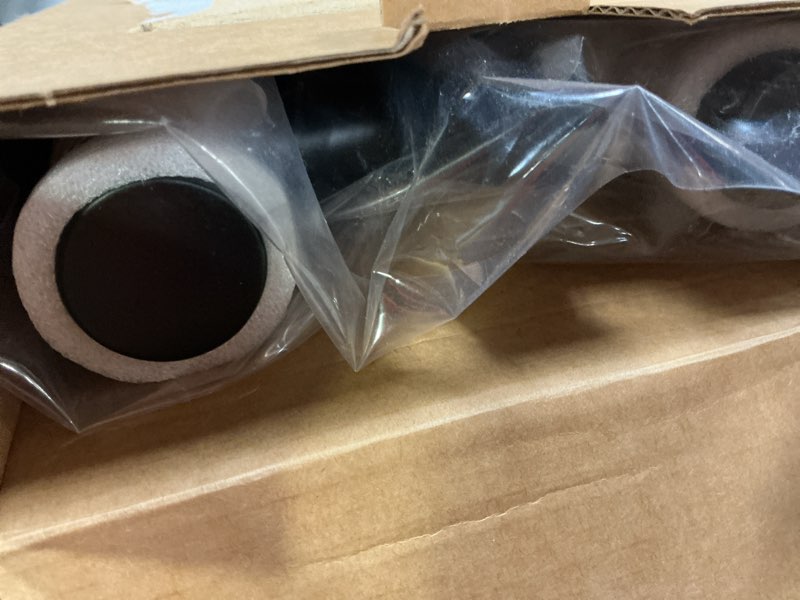 Condition photo showing New/Like New for 36 inches Solid Standoffs Heavy-Duty Commercial Grade-304 Stainless Steel Push Pull Door Handle/Ladder Shaped Door Pull Handle/Long Door Handle, Matte Black Finish