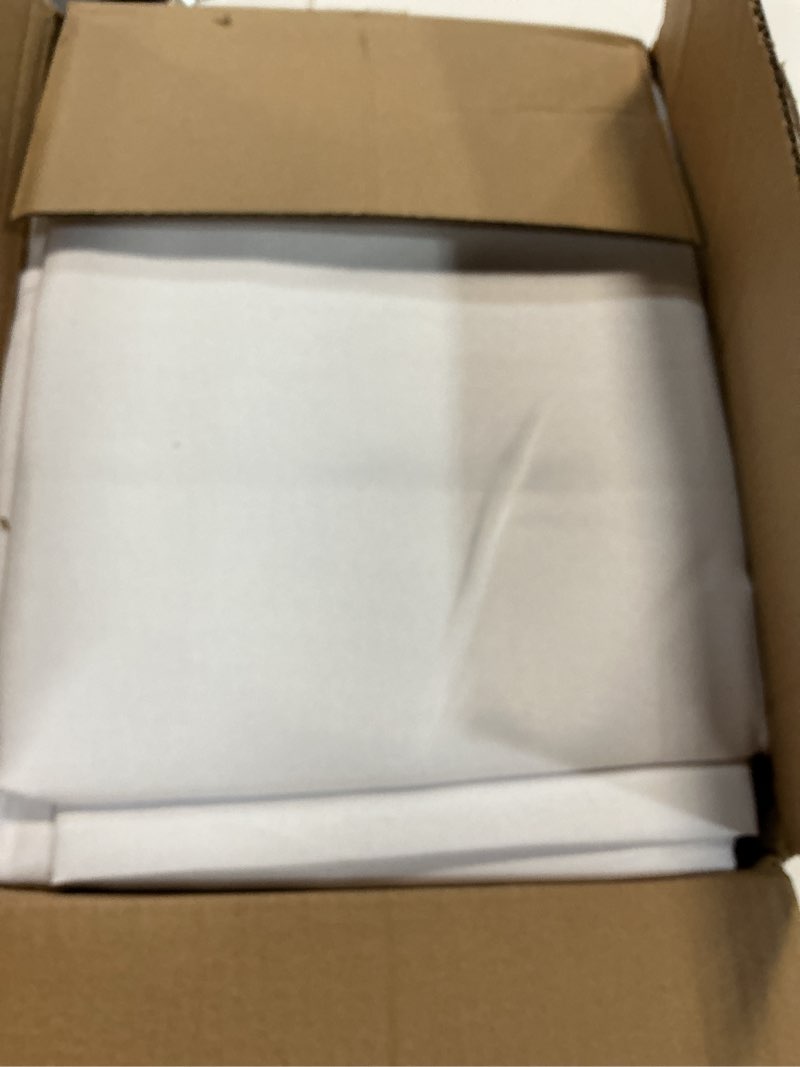 Condition photo showing New/Like New for 6-pack white tablecloths for square tables, 70 x 70 inches, stain-resistant polyester fabric for 3 foot tables - washable table covers for weddings, banquets, birthday parties, events white 70x70 in, 6 pack
