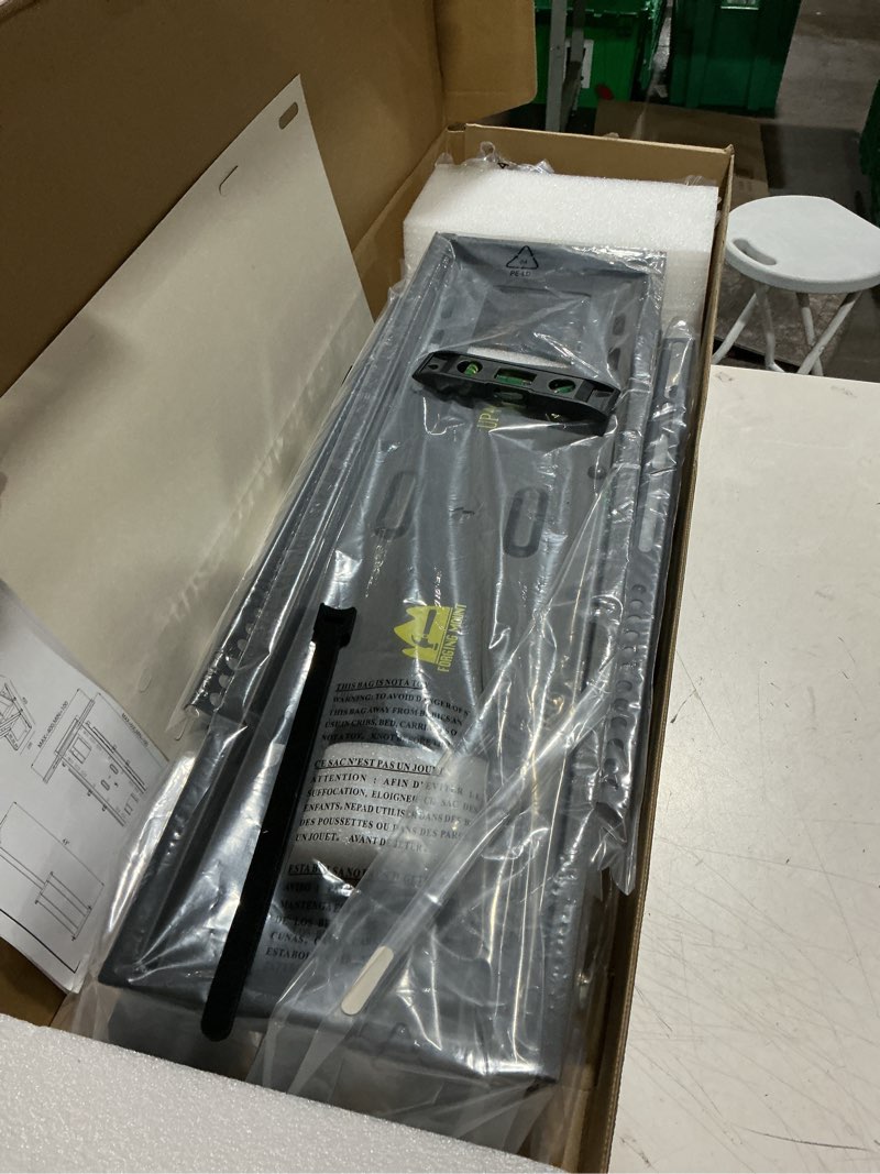 Condition photo showing Good Condition for forging mount long arm tv mount,dual articulating arm full motion tv wall mount bracket with 43 inch extension,fits 42-90 inch flat/curve tvs, holds up to 132 lbs,vesa600x400mm
