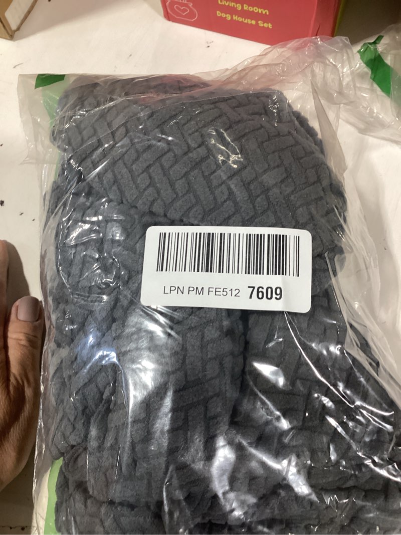 Condition photo showing New/Like New for genina seat covers for dining room chair seat slipcovers kitchen chair covers (dark gray, 4 pcs) dark gray 4 pcs