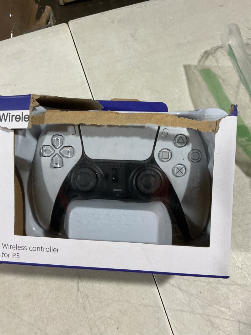 Condition photo showing Good Condition for Were66 Upgraded for PS5 Controller Bundle,1 White Pa5 Controller and 2 Thumbsticks