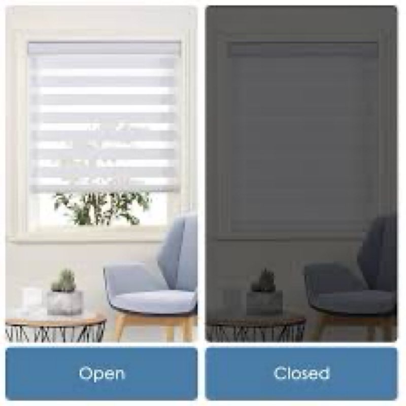 New - Bricurtex Cordless...ghtWhte,24\"W x