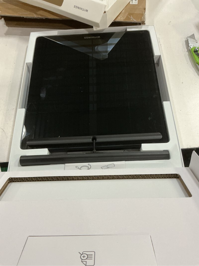 Condition photo showing New/Like New for withings body scan - connected wifi scale to improve your health, bia personal scale, body composition analysis, body fat, muscle mass, water percentage body scan black