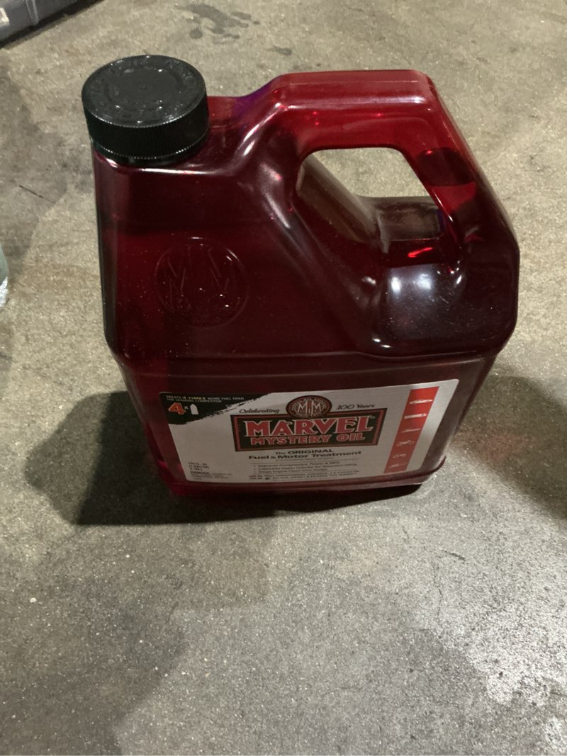 Condition photo showing Good Condition for marvel mystery oil original motor treatment, 128 oz.