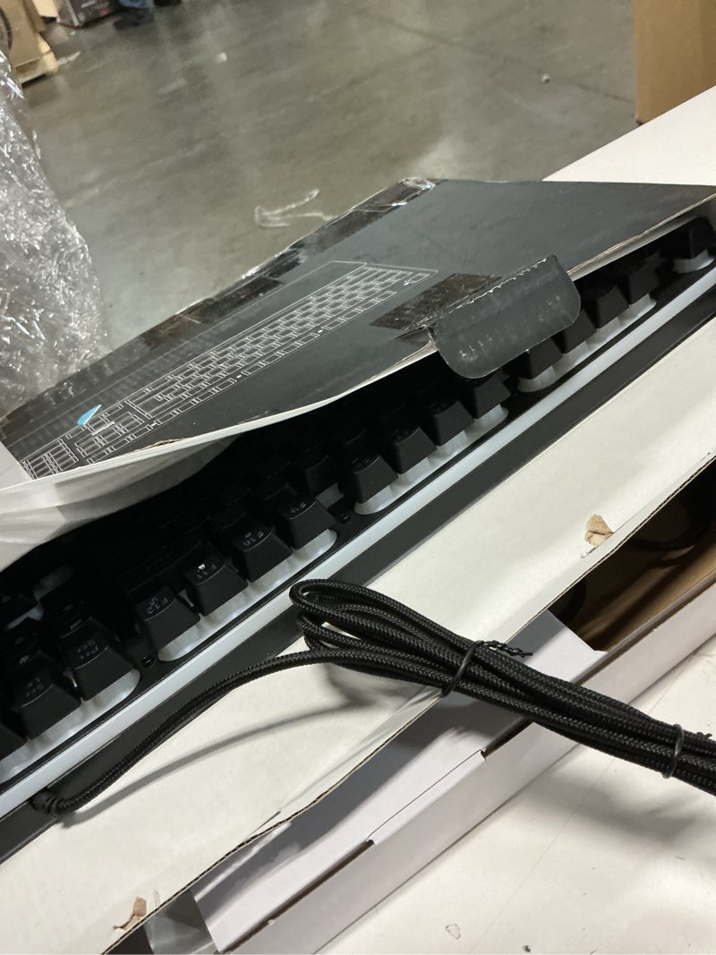 Condition photo showing Good Condition for redthunder k10 wired gaming keyboard and mouse and wrist rest combo, rgb backlit, mechanical feel anti-ghosting keyboard + 7d 7200 dpi mice+soft leather wrist rest 3 in 1 pc gamer accessories(black)