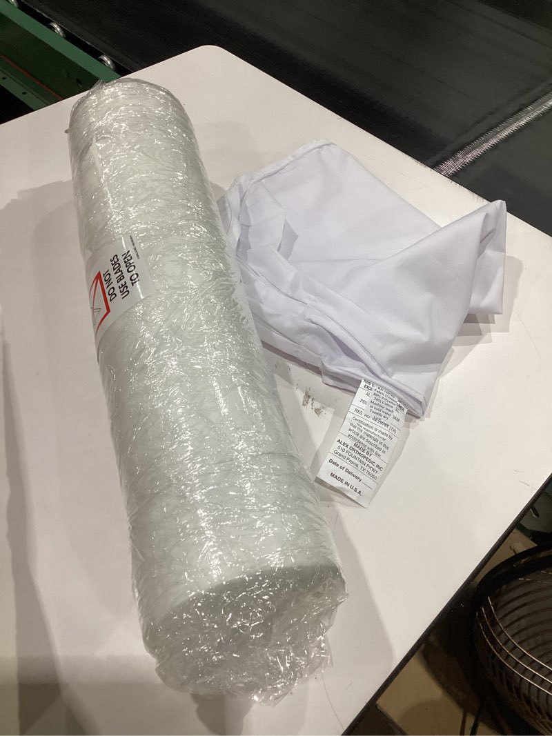 Condition photo showing Good Condition for Hermell Bed Wedge Pillow for Sleeping - Supportive Wedge Pillow for Back Pain Relief, Alignment, Wedge Pillow for Sleep Apnea & Pillow for Snoring Relief with Polycotton Wedge Pillow Cover - White