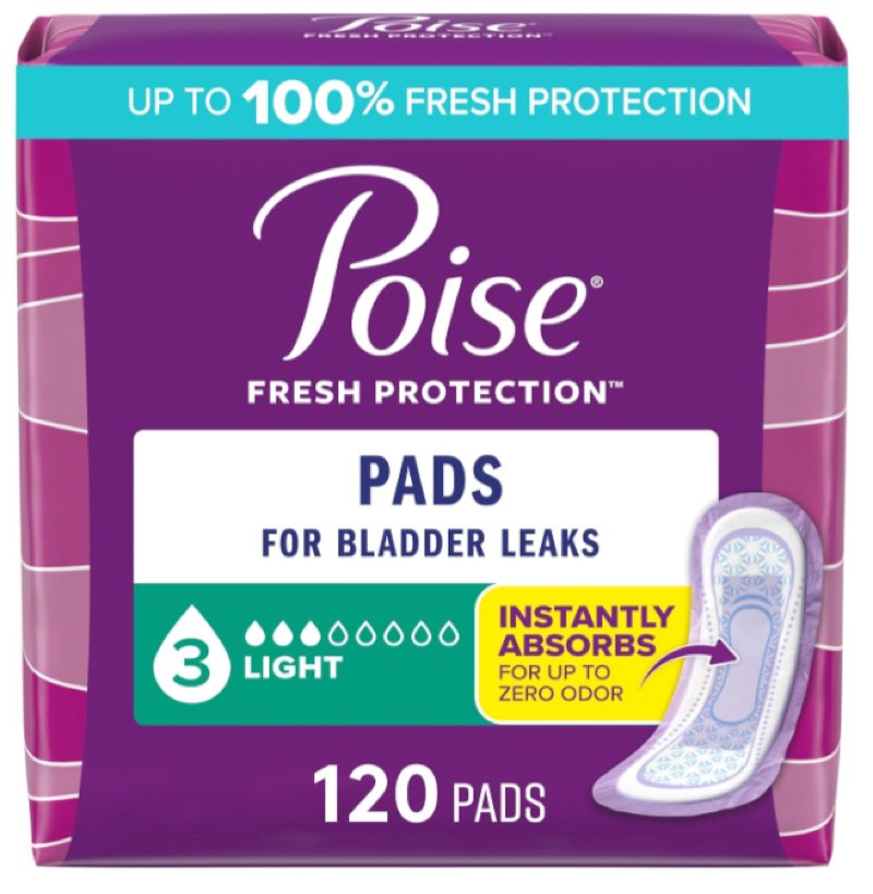 Case of Poise fresh protection 