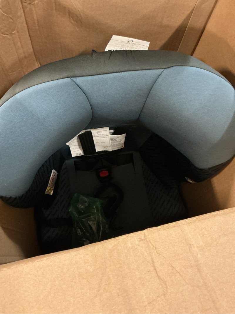 Condition photo showing As Is for cosco kids scenera extend infant & toddler convertible car seat, columns, blue
