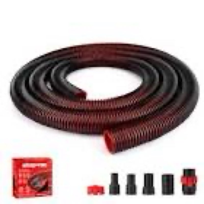 shop-vac 12-ft × 1.875-in universal hose 5 -piece hose assembly