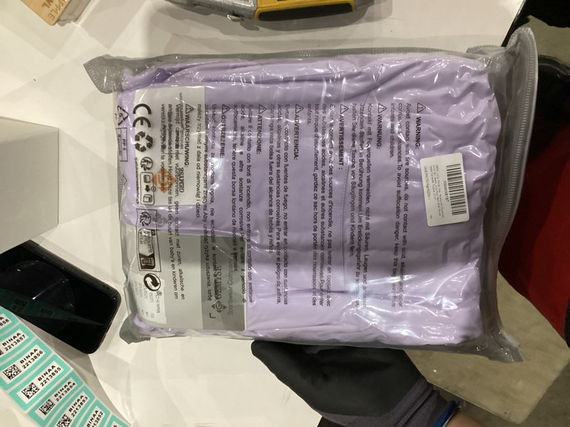 Condition photo showing New/Like New for GEMYSE Girls Winter Jackets Waterproof Windpoof Ski Snow Jacket Warm Quilted Coats Kids Outerwear with Hood Lavender Purple 10-12