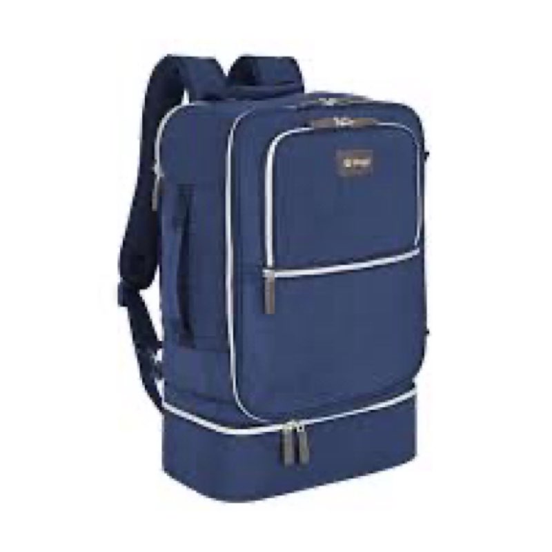 Biaggi Carry Cube Backpack: TSA Approved Travel Bag with Removable Packing Cube, Lightweight & Durable for Personal Item Use (Black)