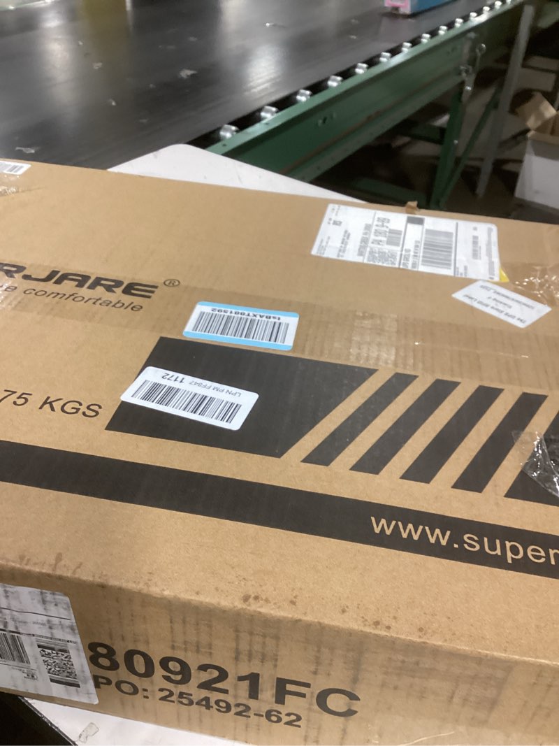 Condition photo showing New/Like New for Similar product SUPERJARE 0.79'' Extra-Thick Exercise Equipment Mats, 12 Pcs 48 Sq Ft Rubber Top Floor Tiles with High Density EVA Foam, Interlocking Gym Flooring for Home Gym, Workout Mat, Black/Grey 12 Tiles (48 Sq Ft) Black/Grey
