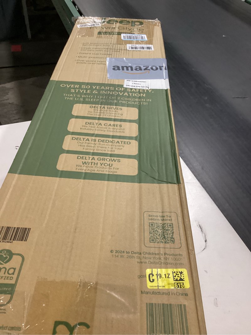 Condition photo showing Good Condition for Jeep PowerGlyde Plus Stroller by Delta Children Lightweight Travel Stroller with Smoothest Ride, Alu