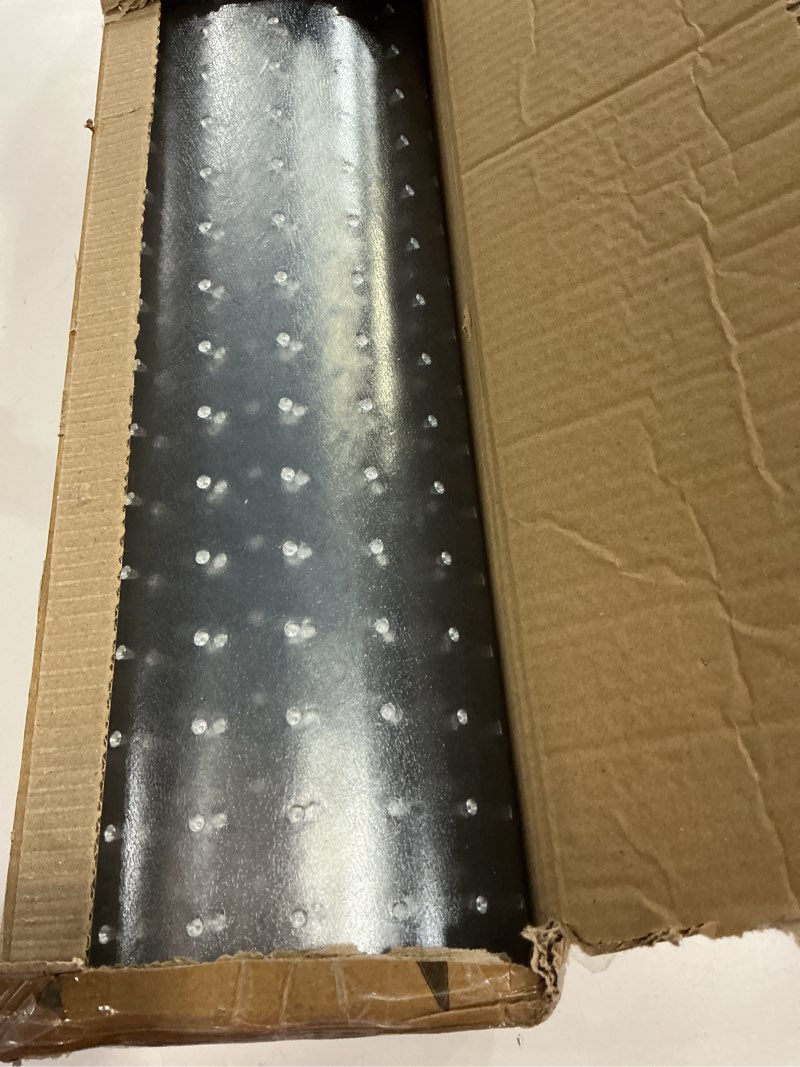 Condition photo showing Good Condition for Plastic Office Chair Mat for Carpeted Floors, 2 Pack Heavy Duty Floor Mat,Eco-Friendly Series Studded Carpet Desk Chair Mats-30'' x 48'' (30 inches X 48 inches X 2 PCS- NO Lip)