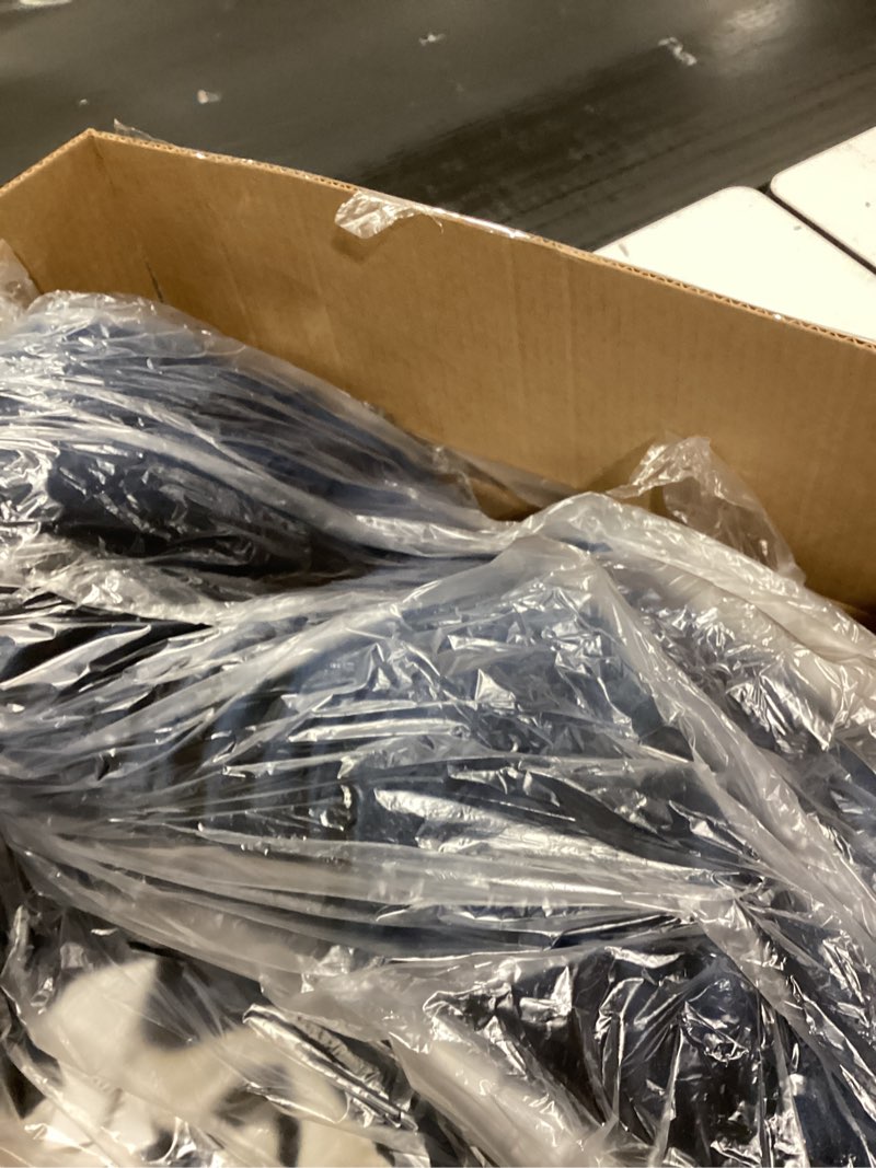 Condition photo showing New/Like New for Bedsure GentleSoft Sherpa Fleece Blanket Queen Size for Bed, Non-Heated, Thick and Warm Throw for Women and Men, Soft Fuzzy Plush Queen Blanket for Winter, Navy, 90x90 Inches Queen (90" x 90") 03 - Navy