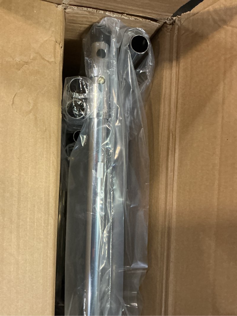 Condition photo showing Good Condition for Heavy Duty Clothes Rack, Rolling Clothing Rack With Shelves Load 620 LBS, Double Rod Clothing Racks for Hanging Clothes, Portable& Adjustable Clothes Rack with Wheels Garment Rack Sliver Large