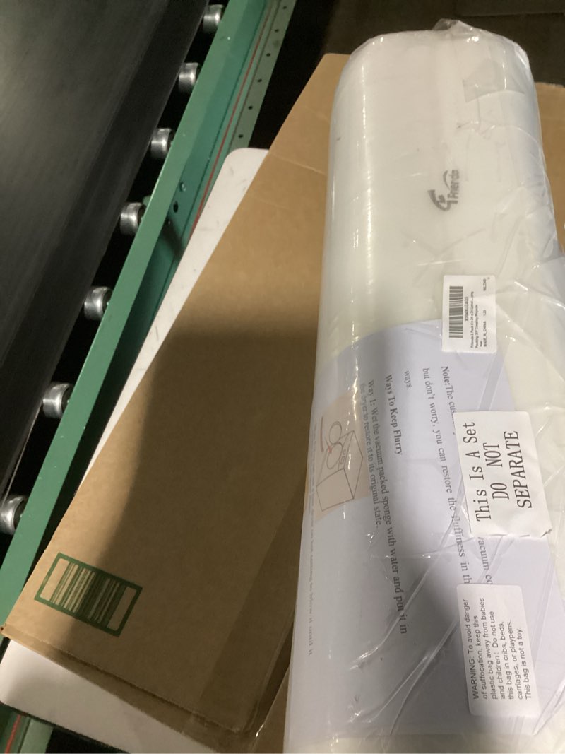 Condition photo showing New/Like New for frienda 2 pack 6 x 24 x 24 upholstery high density foam cushion replacement square cut to size foam couch for chair couches padding shipping packing diy cosplay projects 6" x 24" x 24"