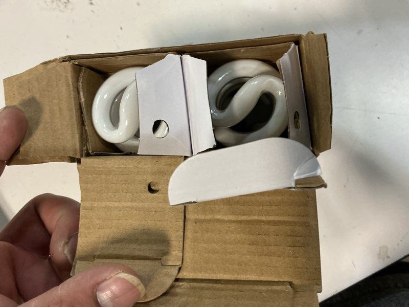 Condition photo showing New/Like New for 2pack 13watts mls13 gu35 3500k soft white spiral light bulb replacement for panasonic vql5 bathroom exhaust vent fan,compatible maxlite mls13guww