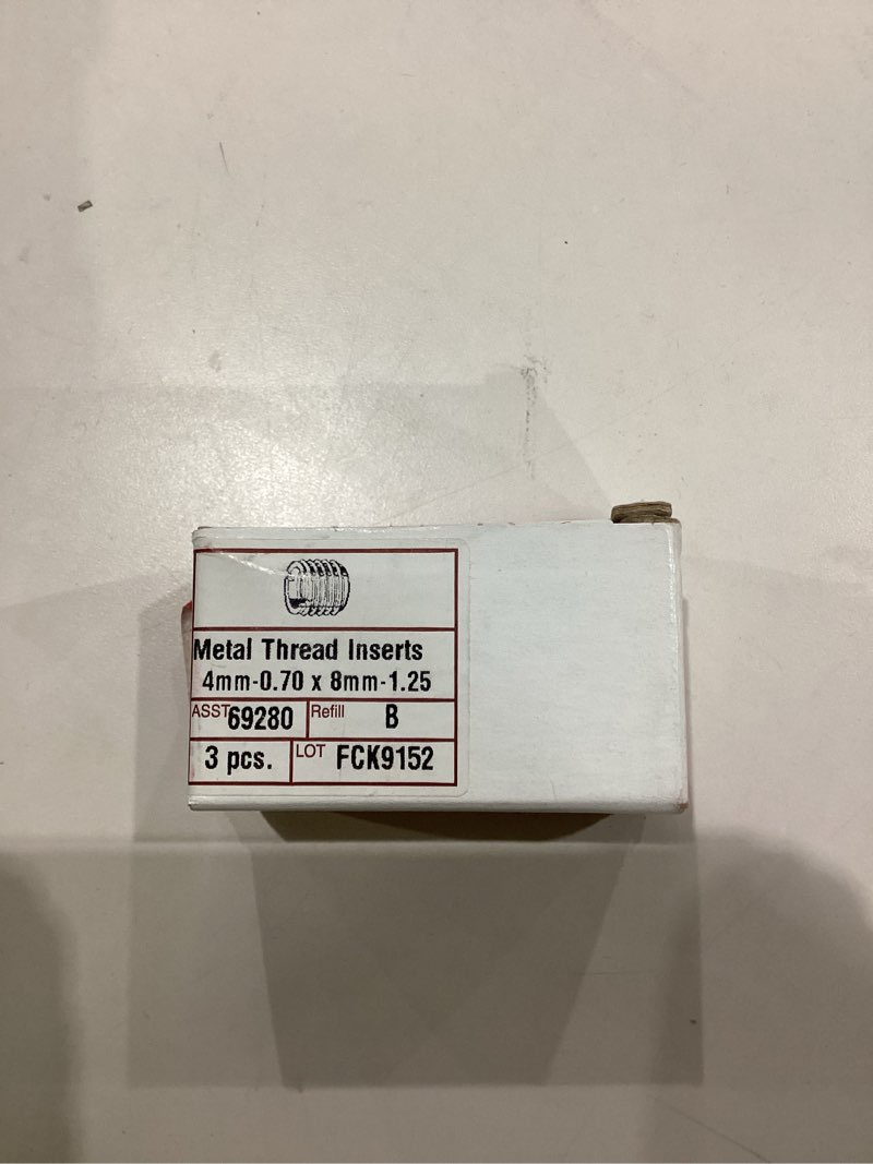 Condition photo showing As Is for Midwest Fastener MRMTI3180B M4 (0.7) Metal THRE 69282