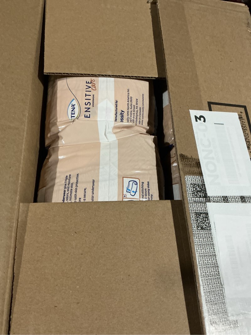 Condition photo showing Good Condition for Tena Sensitive Care Adult Incontinence Underwear for Women, Maximum, XL, 72 Count (Waist Size 45in-58in) X-Large 72