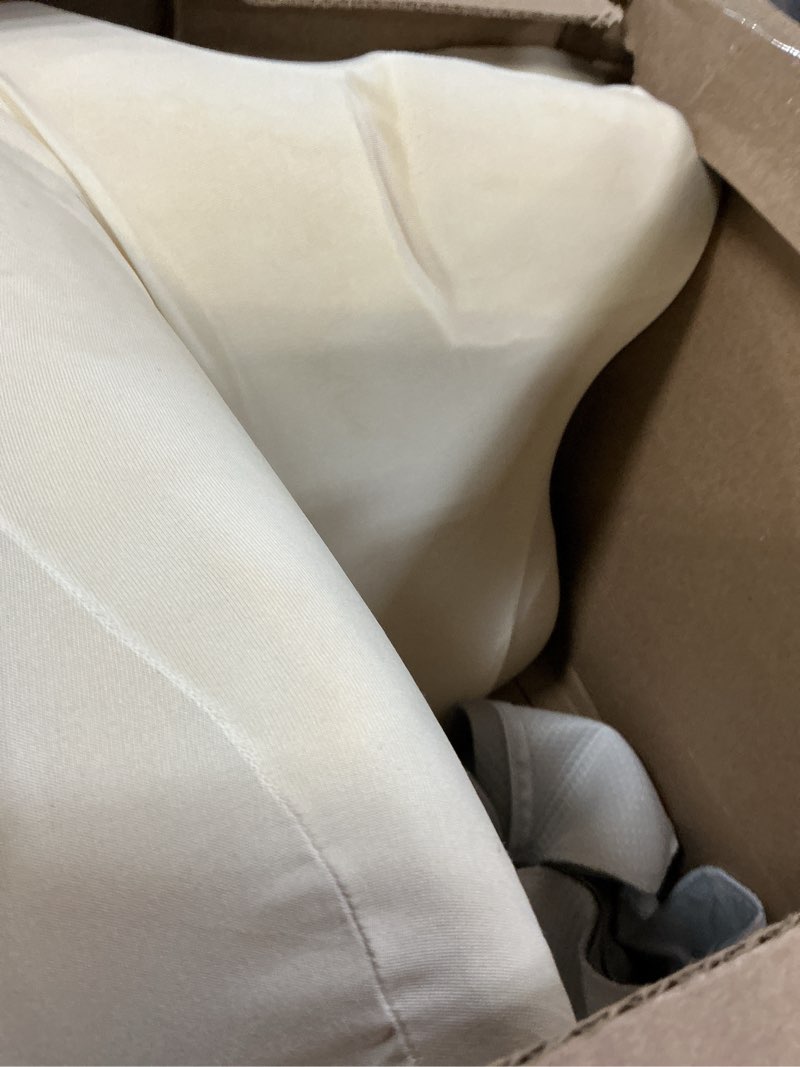 Condition photo showing As Is for cervical neck pillow for pain relief - ergonomic side sleeper pillow for neck support, orthopedic memory foam pillows for sleeping, contour cervical pillow bed pillow for back stomach sleepers blue
