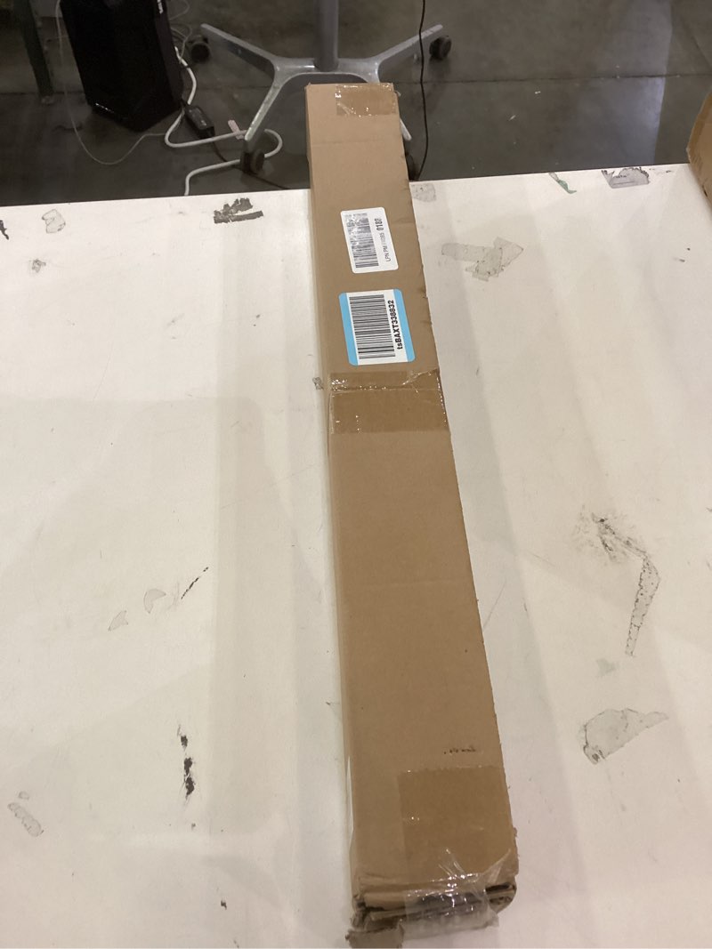 Condition photo showing New/Like New for LazBlinds No Drill Roman Shades for Windows, Cordless Blackout Window Shades with UV Protection, Polyester Fabric for Bedroom & Living Room, 27" W x 64" H, Natural Blackout - Faux Linen - Natural 27"W x 64"H