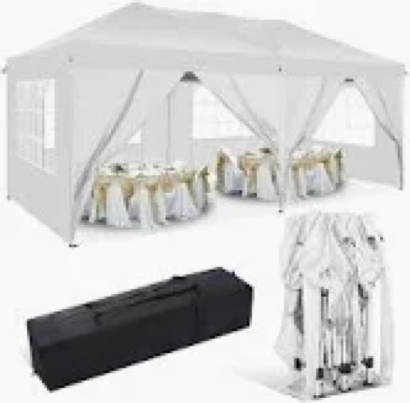 Pop-up Canopy Outdoor Wedding Party Tent Patio Gazebo Commercial Canopy Tent with Sidewalls