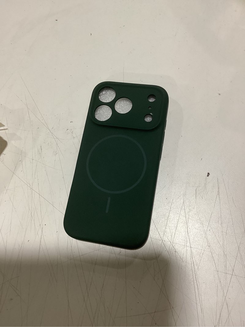 Condition photo showing Good Condition for miracase magnetic for iphone 17 pro case, compatible with magsafe, integrated silicone camera control cover, 3.0mm thicken shockproof drop protection phone case for 17 pro,dark green