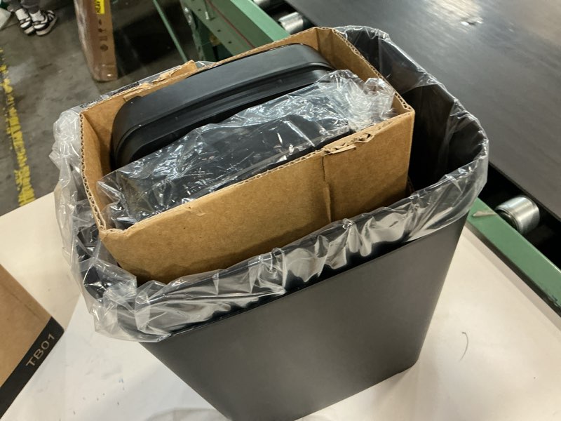 Condition photo showing New/Like New for 2 Pack 2.7 Gal Bathroom Trash Can with Lid, Automatic Trash Can Small Smart Garbage Can Touchless, Slim Motion Sensor Waterproof Plastic Trash Bins for Bedroom Office Kitchen Toilet Black