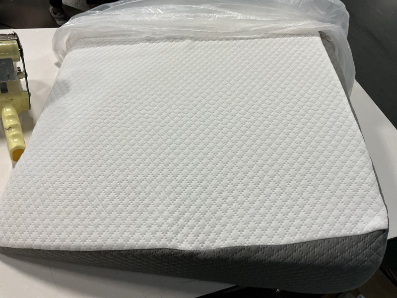 Condition photo showing Good Condition for kolbs - fsa-eligible sleep apnea, acid reflux, and back pain relief wedge pillow with stylish jacquard cover - bedside sleeping wedges (standard width 7.5 inches high)
