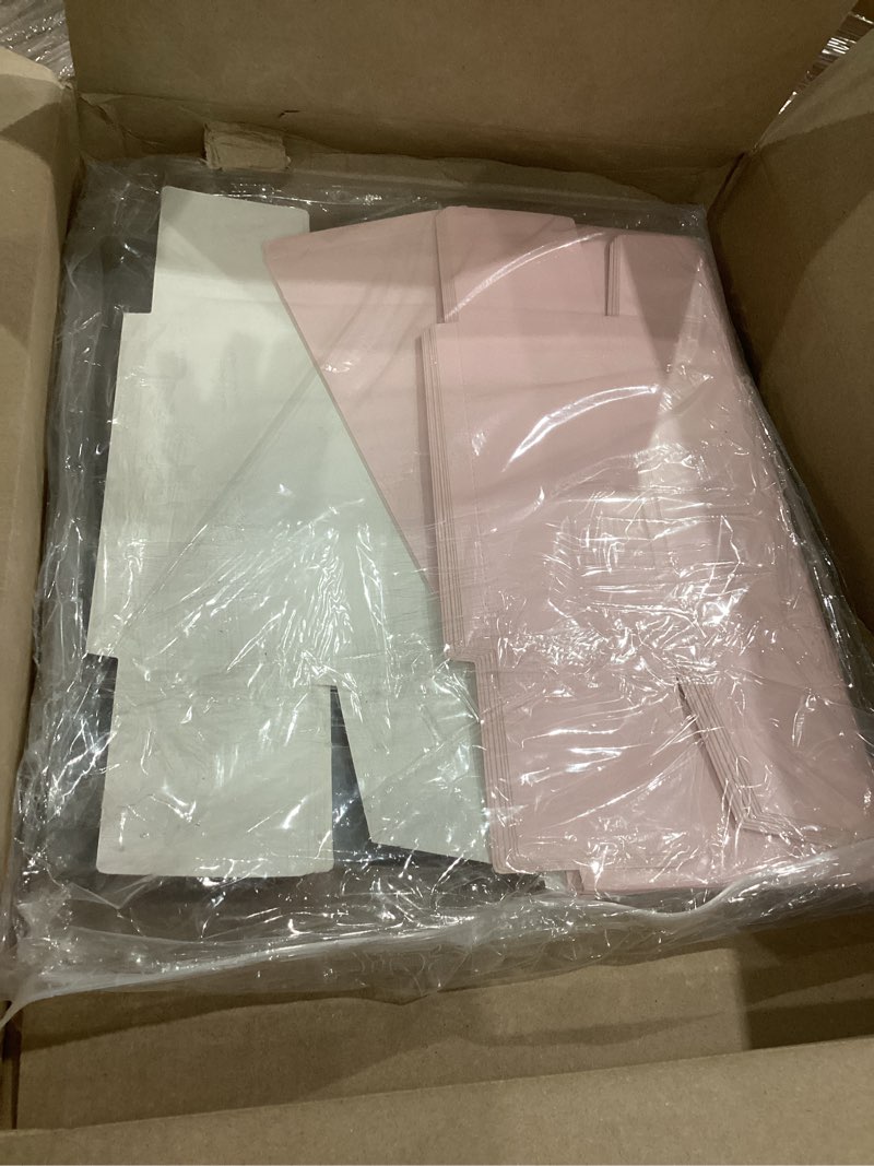 Condition photo showing Good Condition for honeydak 10 pcs cake and flower clear boxes mother's day portable clear gable box with handle ribbon transparent gift packaging for wedding birthday party supplies 4-inch cakes(regular,4 inch,pink)