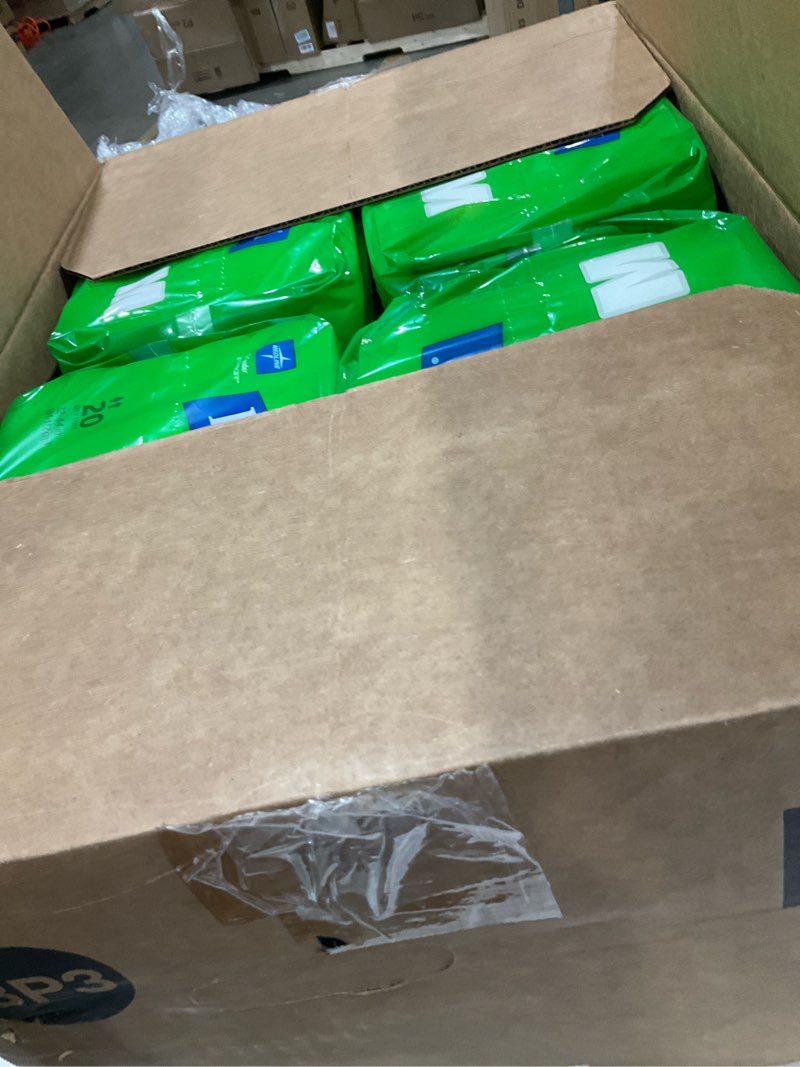 Condition photo showing Good Condition for fitright adult diapers, extra+ heavy absorbency, m (waist size 32in-44in), 80 count, optifit incontinence briefs for men and women, disposable, moisture-wicking, leak protection, 80 count medium