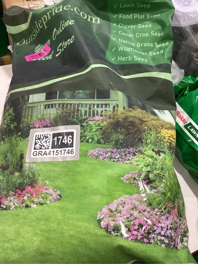 Condition photo showing Good Condition for outsidepride fireball & hattrick rye grass seed blend - 10 lbs. wear tolerant, fine leaf texture per