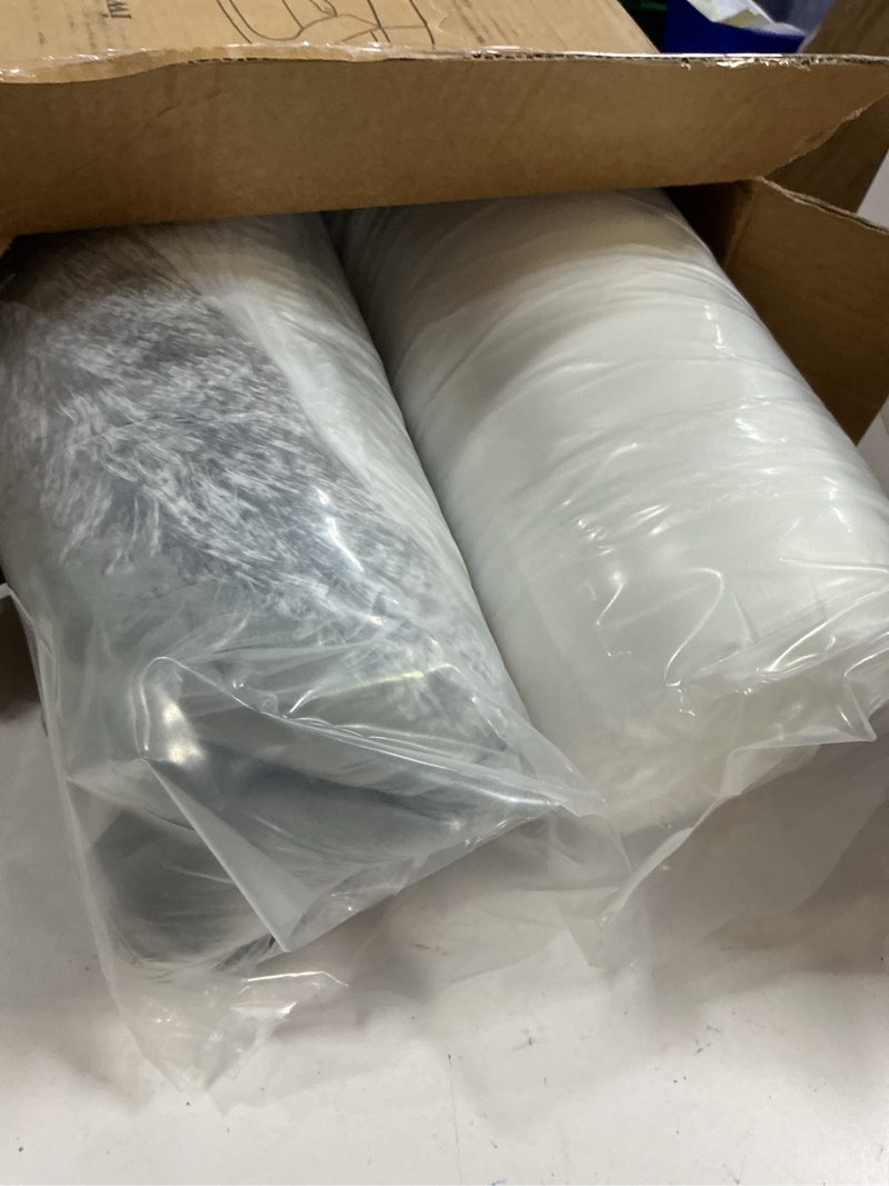 Condition photo showing New/Like New for 3.7 inch Thickened Orthopedic Dog Beds for Medium Dogs, Supportive Dog Sofa Bed with 28D Egg-Crate Foam, Removable Washable Plush Cover, Waterproof Lining, Half-Round Design for Puppy,Senior Dog Grey 36"Lx27.5"Wx7.1"H