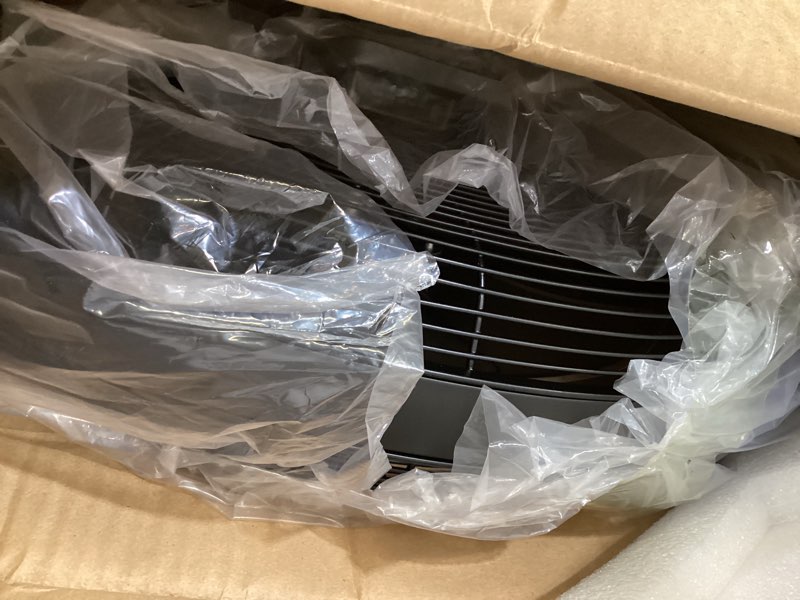 Condition photo showing Good Condition for 20" large battery fan, portable battery operated floor fan, rechargeable battery powered wireless camping fan, waterproof, hi-airflow, cordless, for home outdoor garage gym patio travel rv 20" fan