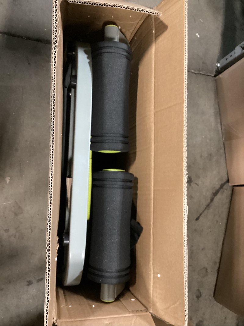 Condition photo showing Good Condition for Ab Trainer/Crunch Machine, Ab Workout Equipment, 4 Adjustable Resistance, Ab Machine for Stomach Workout, 350 LBS Weight Capacity, Automatic Rebound, Ab Core Machine,Fitness Equipment for Home Green