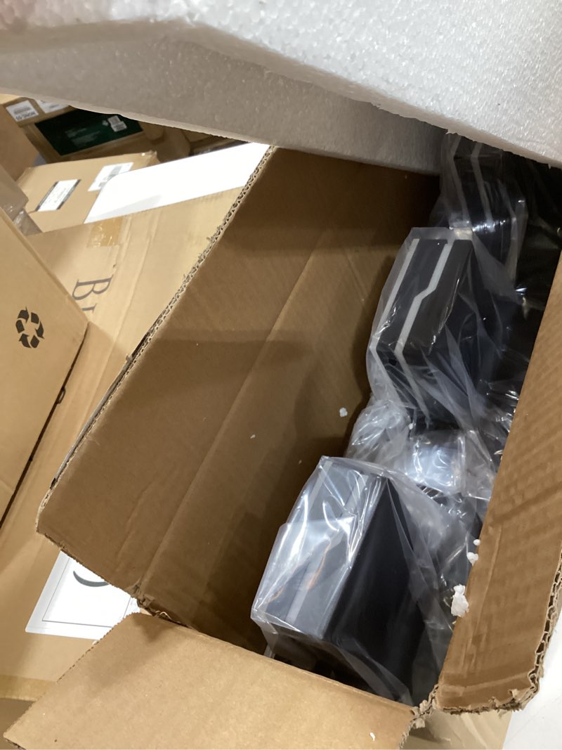 Condition photo showing Good Condition for led modern bathroom vanity light fixtures 3-light, 19 inch dimmable matte black vanity lights for bathroom lighting fixtures over mirror, with 350°rotatable acrylic heads(white light 5500k) black-5500k-dimmable 3-light, 19-inch