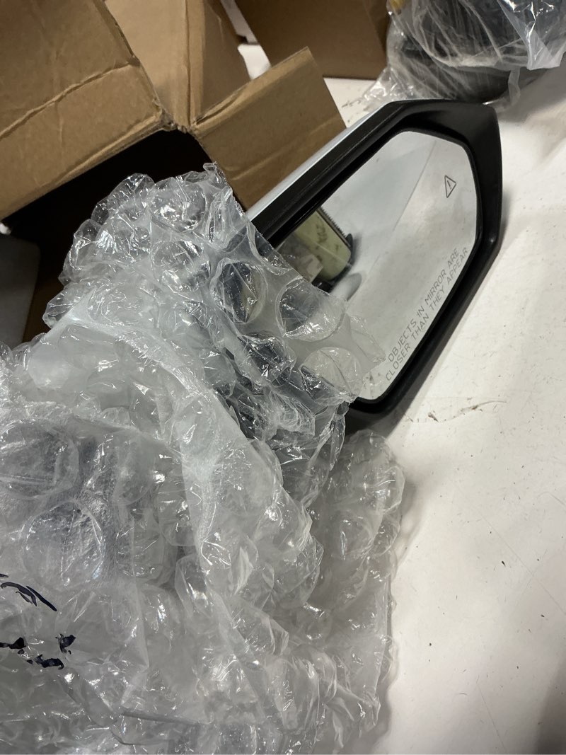 Condition photo showing Good Condition for driver side mirror compatible with 2021 2022 2023 2024 2025 hyundai elantra w/blind spot detection heated manual folding power glass rear view mirror replace 87610ab040 black 7 pins black 7 pins-lh