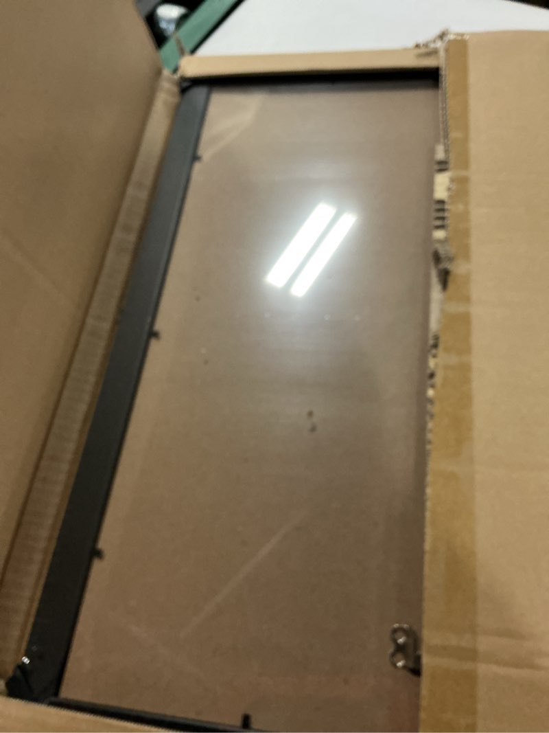 Condition photo showing Good Condition for annecy 16x20 picture frame black?1 pack?, 16x20 picture frame without mat or 11x14 frame with mat for wall decoration, classic black minimalist style suitable for decorating houses, offices, hotels 16x20 black