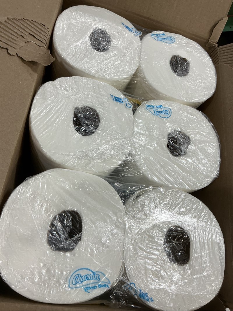Condition photo showing New/Like New for Charmin Ultra Strong Clean Touch Toilet Paper, 12 Family Mega XL Rolls = 84 Regular Rolls 385 sheet (Pack of 12) Family Mega XL