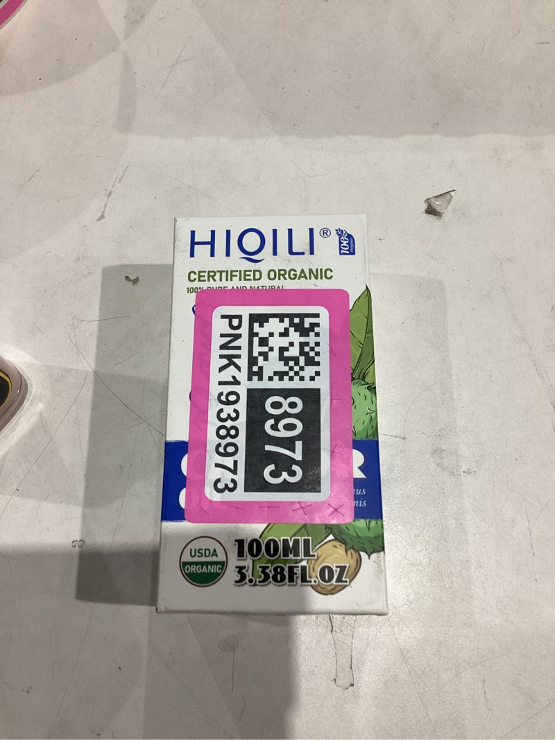 Condition photo showing New/Like New for HIQILI Castor Oil Organic Cold Pressed Unrefined Glass Bottle, USDA Certified Organic, Hexane Free - Premium Grade Oil for Face, Hair Growth, Eyelash -3.38 Fl Oz