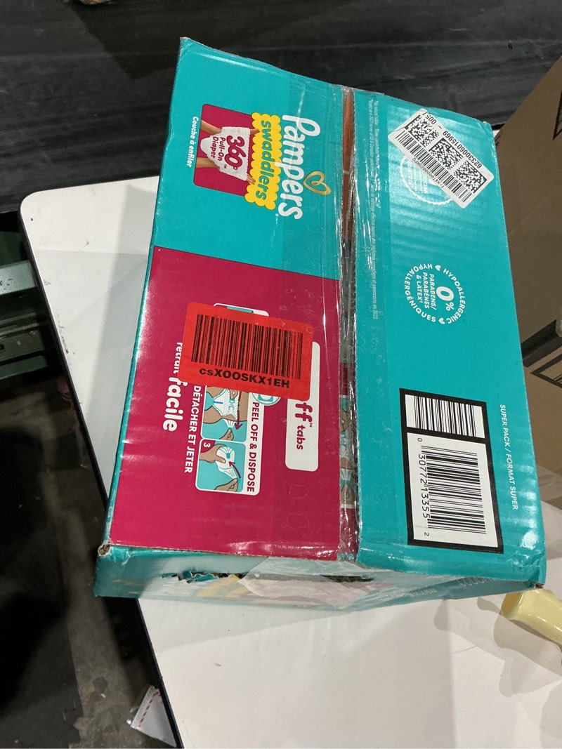 Condition photo showing New/Like New for pampers diapers - swaddlers 360° - size 3, 70 count, up to 100% leakproof comfy dry fit, designed for easy changes, pull on baby diaper (packaging may vary) size 3 70