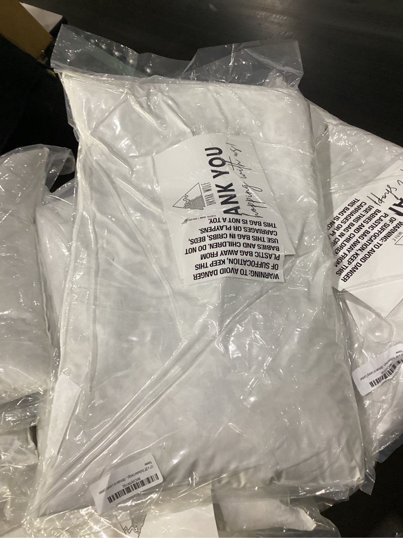 Condition photo showing New/Like New for bryar wolf 12" x 20" exclusive designer pillow - premium gray duck feather and white goose down, 233 thread count 100% cotton fabric, made in usa - the ultimate in luxury comfort 12"x20"