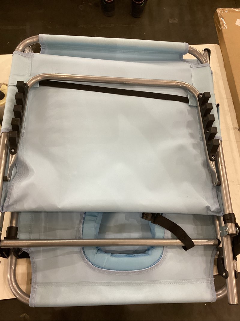 Light blue lawn chair